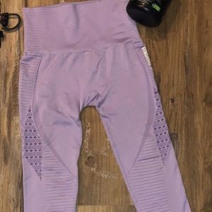 Gymshark lilac seamless leggings